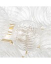 Talia 54" Ring Chandelier Burnished Silver Leaf