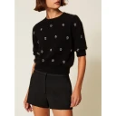 Twinset Dame Strikkevarer Svart S,