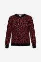 Only Carmakoma   Pullover Caribi JQ LS O neck Knt   Rød