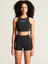 Sort treningstopp fra Craft   Rush 2.0 Crop Top (L)