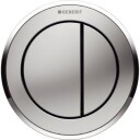 Geberit Omega 10 Round Trykknapp Krom/matt Krom