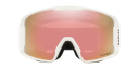 Oakley Line Miner L Skibrille Matte Hvit Prizm Rose Gold med Anti-dugg og UV-beskyttelse