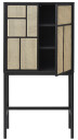 Design House - Air Cabinet Black - Skap Og Vitrineskap - Mathieu Gustafsson - Svart - Mdf/naturlig Materiale/tre