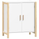 vidaXL Skjenk hvit 62x38x70 cm konstruert tre