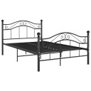 vidaXL Sengeramme svart metall 120x200 cm