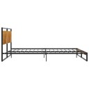 vidaXL Sengeramme metall 160x200 cm
