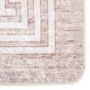vidaXL Vaskbart teppe 120x180 cm beige sklisikker