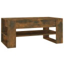 vidaXL Salongbord røkt eik 102x55x45 cm konstruert tre