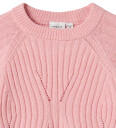 name it Nmfrikine Ls Short Knit Pullover Pb Pink 98