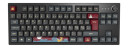 Montech MKey TKL Darkness - Gateron G Pro 2.0 Brown - Gamingtastatur - Uten numpad - Nordisk - Svart