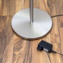 Lindby Malea - LED-uplight lampe, nikkel matt