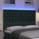  LED Hodegavl Mørkegrønn 72 cm Fløyel