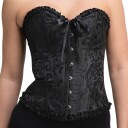Wicked Costumes Ltd Deluxe Korsett Sort XS