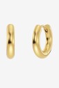 Edblad   Øredobber Chunky Hoops S   Gull