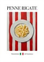 Penne Rigate Poster Plakat / 21x30cm