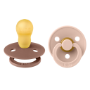 BIBS Pacifier Colour 2 PACK Woodchuck/Blush & Sage/Cloud Size 3