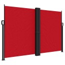  Uttrekkbar sidemarkise 160x1000 cm rød 4004732