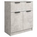 vidaXL Skjenk betonggrå 60x30x70 cm konstruert tre