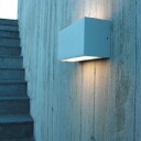 Norlys - Asker Up/Down Utendørs Vegglampe 22,5 cm Alu