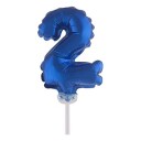 Tallballong Mini Blå   Tallet 2
