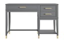 Skrivebord Westerleigh Hev  og Senkbart 116cm med Skuffer Gr   CosmoLiving