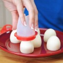 6-pakke Silikonkopp til tilberedning av egg