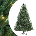 Kunstig sammensatt juletre grønn 210 cm PVC og metall