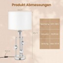 Nattbordslampe med linskjerm og E27 sokkel