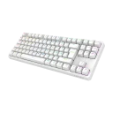 Cepter Cyclops Pro TKL trådløst gamingtastatur hvit