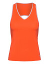 Björn Borg Ace V Neck Tank Top   Orange   S