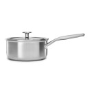 KitchenAid Cookware Collection Kasserolle med lokk, rustfrit stål 2,1 liter, 18 cm
