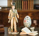 Goebel Fitz & Floyd Dapper gentleman hare med flosshatt