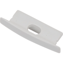 Ansell Lighting endestykke med hull 9,7x30,6 mm hvit