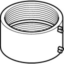 315 mm elektrisk sveisehylse svart PEH Geberit