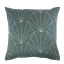 Borg Living Putetrekk - 100% Bomullssateng - Hexagon grønn - 60x63 cm