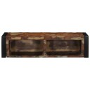  TV benk flerfarget 80x30x25 cm gjenvunnet heltre
