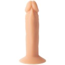 Willie City Luxe Realistisk Silikondildo med Sugekopp 15 cm - Beige - Beige