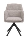 Rowico Home Gladstone spisestuestol Mørk beige/svart Grå