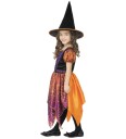 Smiffys Kostymer Moon & Stars Witch Lilla/Oransje Smiffys 10-12 år (140-152) Kostymer 56414-NC