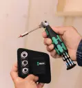 Wera Zyklop 8009 Pocket Set 2 - 18 Deler Bitsskrutrekker med Magnetisk Skralle