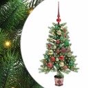  Juletre med 150 LED med stativ grønn 90 cm PE