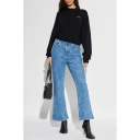 Ganni Dame Jeans Blå W25,