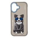 Nimmy iPhone 17 Mobildeksel Cool Hund Grå