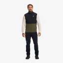 Revolutionrace Herre Overdeler Fleece & midlayers River Hybrid Fleece Vest Herre Grape Leaf 3XL
