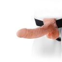 Fetish Fantasy Series Fetish Fantasy Hollow Strap-on med baller 19 cm   - Beige