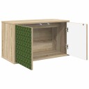 vidaXL Vegghengt TV skap GELEEN 69 x 33 x 40 cm Sonoma eik
