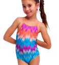 Funkita Badedrakt Trykt One stk. UV50+ Birdie Bird 3 år 98 Badetøy Blå Lilla Oransje