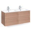 Macro Design Crown Servantskap Skuff - med Light 14 Servant 120cm Dobbel Eik / Shape