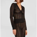 Genny Dame Strikkevarer Svart XS,