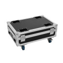 Roadinger Flightcase 4x Akku Bar-6 Glow Qcl Flex Quickdmx With Charging Function